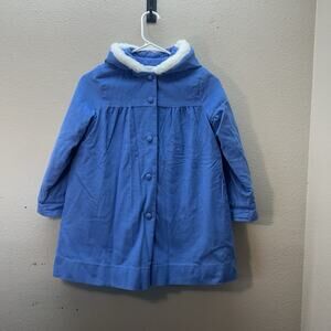 Vintage Girls 1960s Coat Button Jacket Swing Pea Fischel Johnston Size‎ 5-6